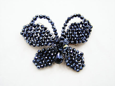 Midnight Butterfly Brooch