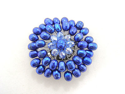 True Blue for You Brooch