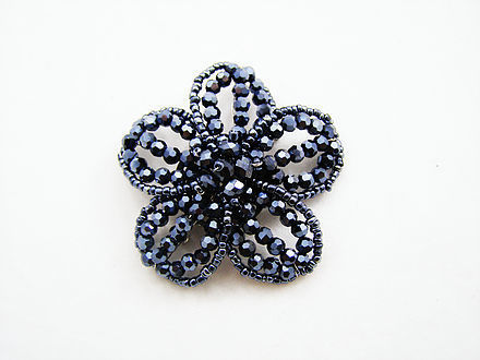 Hematite Delight Brooch