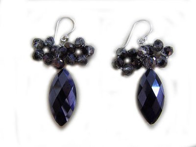 Drops of Midnight Earrings