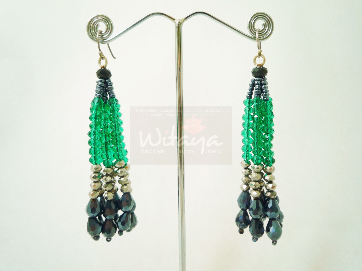 Amelie Beaded Dangle Earrings