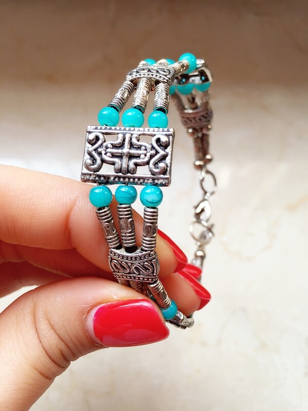 Chinese ethnic pattern bracelet