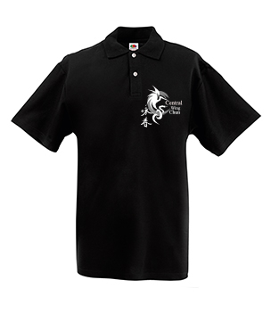 CWC polo t-shirt (black)