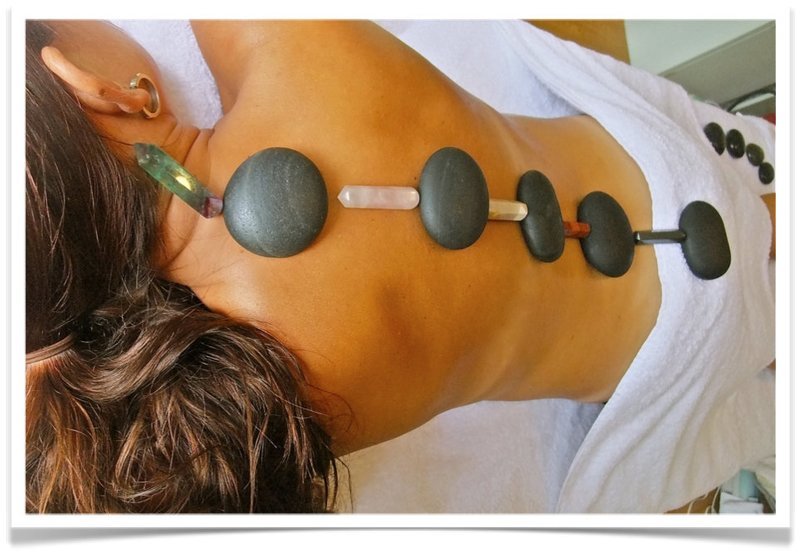 Sacred Hot Stone Massage with Chakra Balance