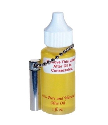 Classic Oil Vial, Silver and Oil Gift Set.