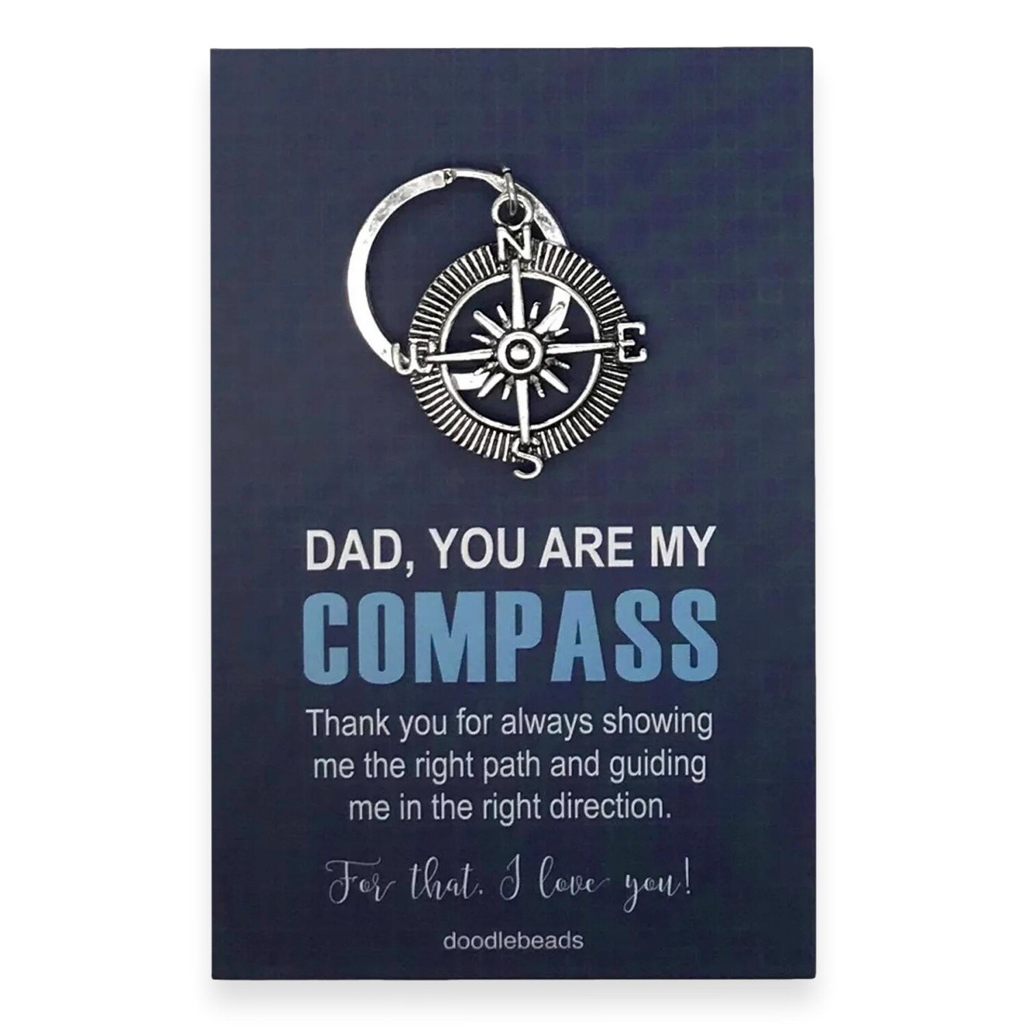 Dad you are my compass Key Ring