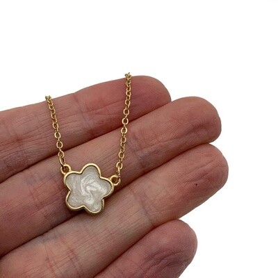 Happy Baptism Day,  Card with Flower Necklace