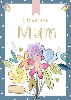 I Love You Mum, Gift Card Booklet