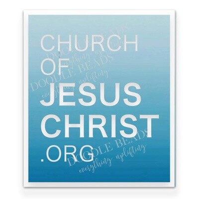 Church Of Jesus Christ Vinyl Sticker