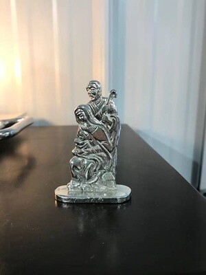 Pewter Handmade Nativity Figurine - Nativity no arch