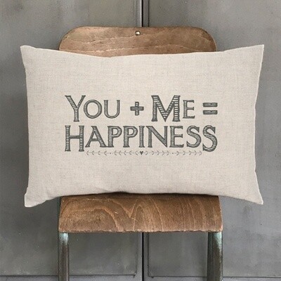 Long Cushion - You + ME = HAPPINESS