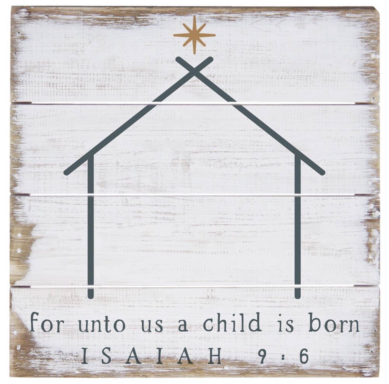 Isaiah 9:6 - Perfect Pallet Petites 6&quot; x 6&quot; x 1&quot;