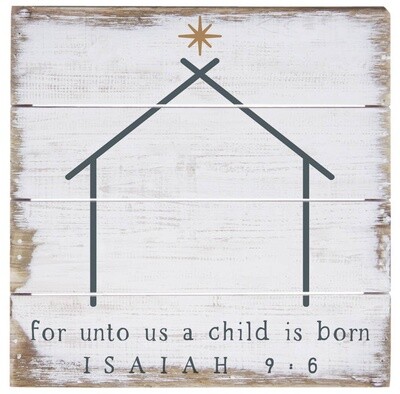 Isaiah 9:6 - Perfect Pallet Petites 6&quot; x 6&quot; x 1&quot;