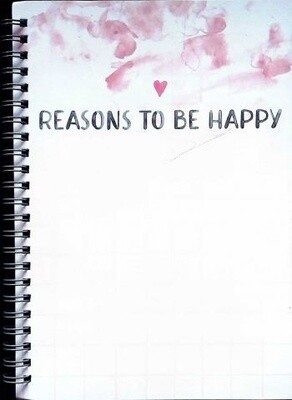 Reasons to Be Happy Journal Pink