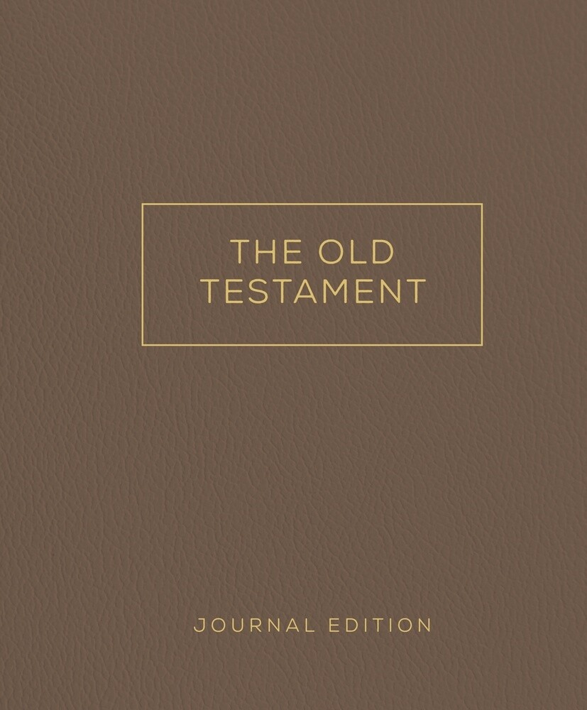 The Old Testament, Journal Edition, Brown Hardcover Unlined (No Index)
