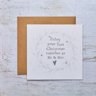 Christmas Card - 1st Christmas as Mr &amp; Mrs