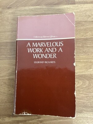 ***PRELOVED/SECOND HAND*** A Marvelous Work And A Wonder, Le GrandRichards (Paperback)