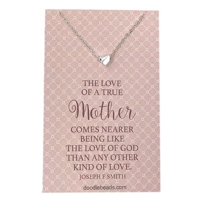 mothers love heart necklace