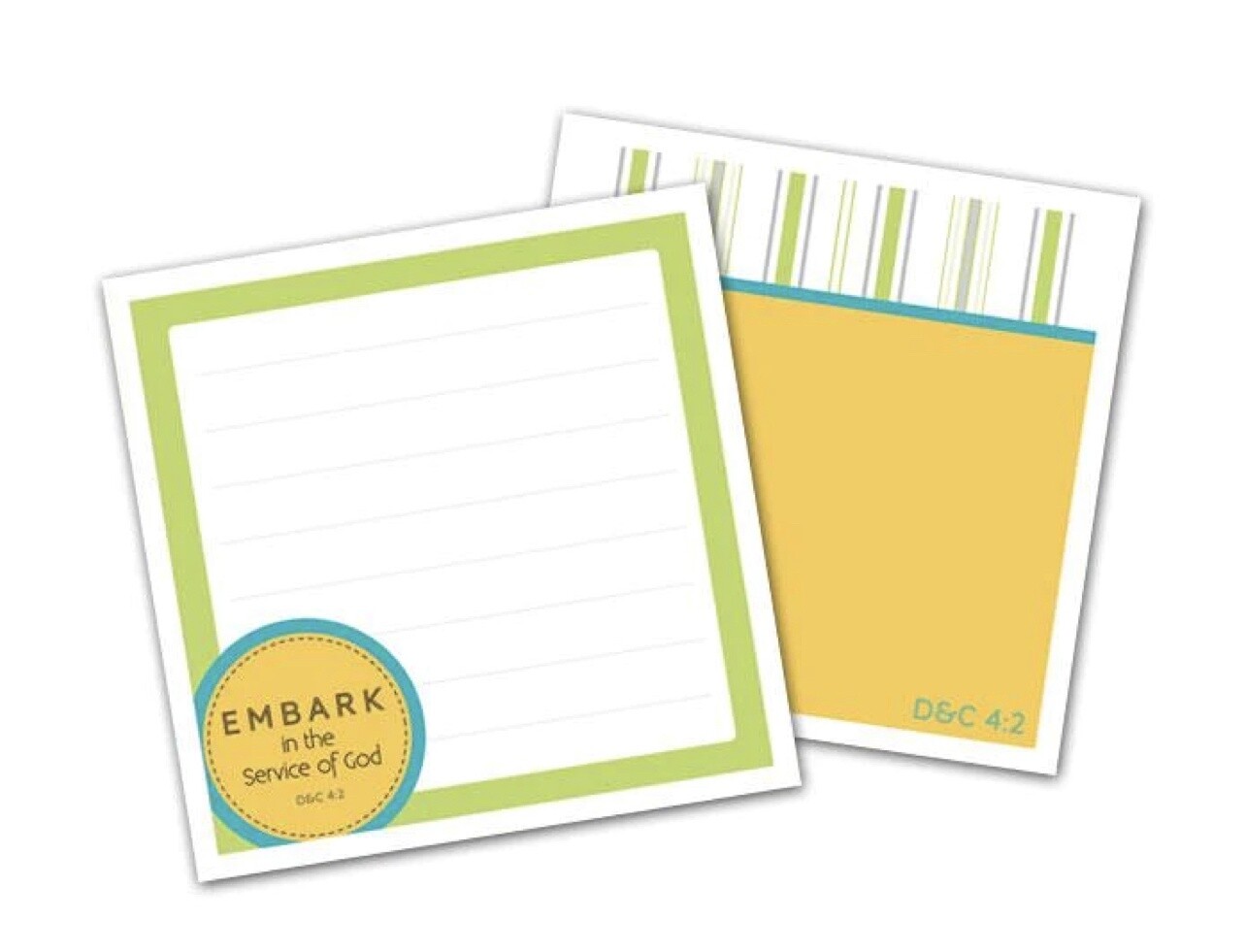 Embark in Service of God - Sticky Notes