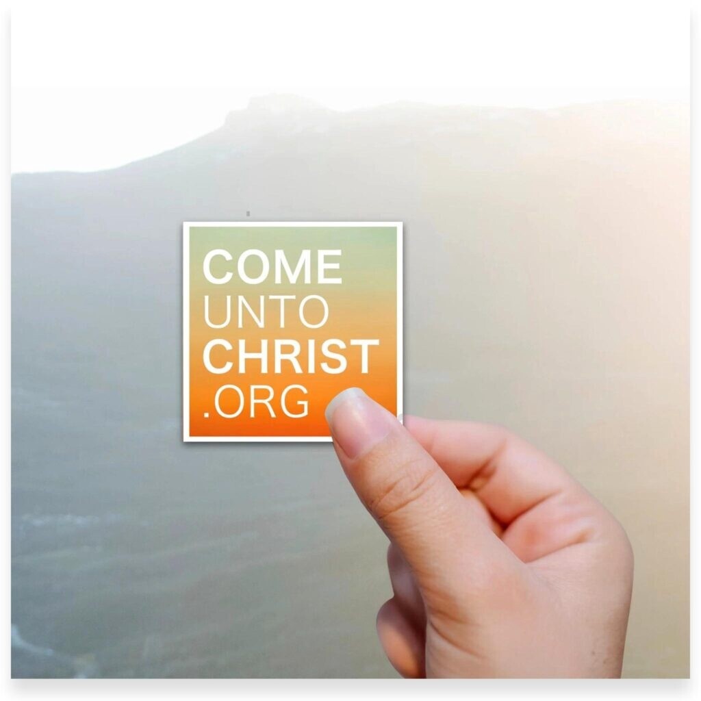 Come Unto Christ.ORG Vinyl Sticker