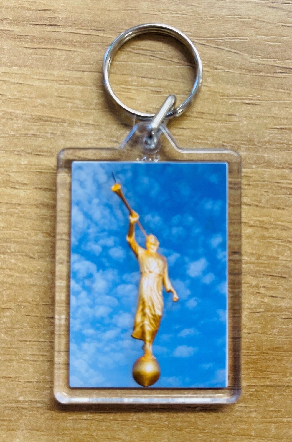 Temple Keyring - Angel Moroni