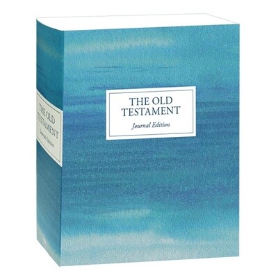 The Old Testament, Journal Edition, Ocean Blue Lined (No Index)