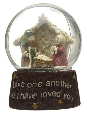 NATIVITY SNOW STORMS RED