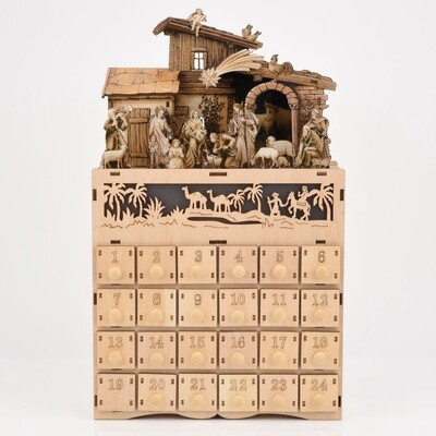 LED LIGHT UP NATIVITY ADVENT CALENDAR