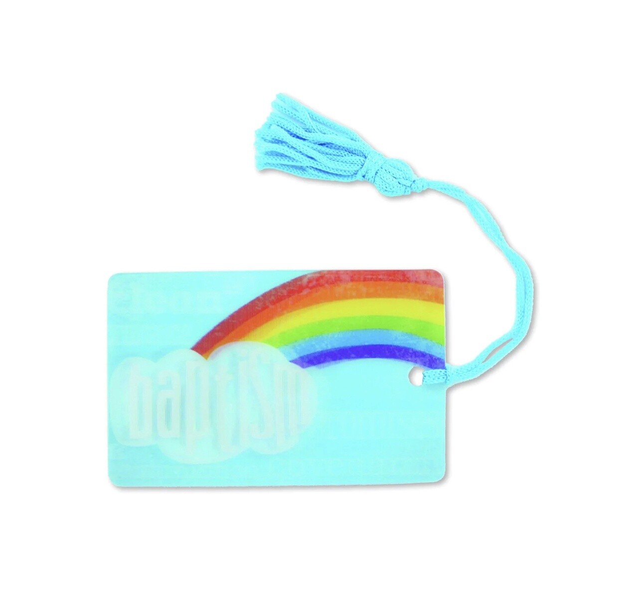 Rainbow - Baptism - Bookmark - 3D