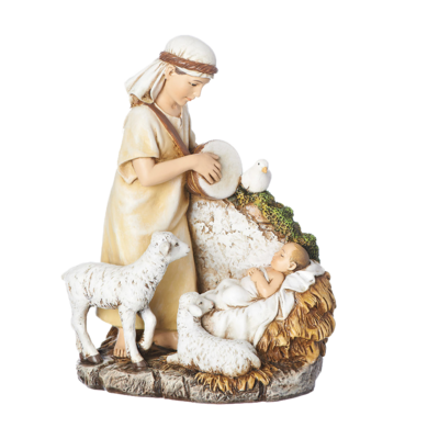 Shepherd with Baby Jesus Nativity