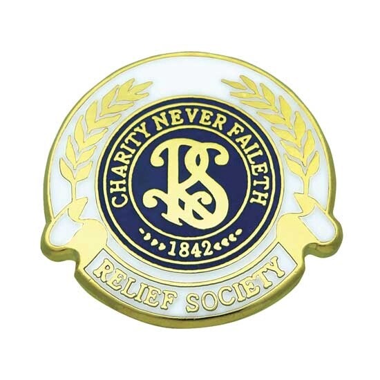Relief Society Lapel Pin