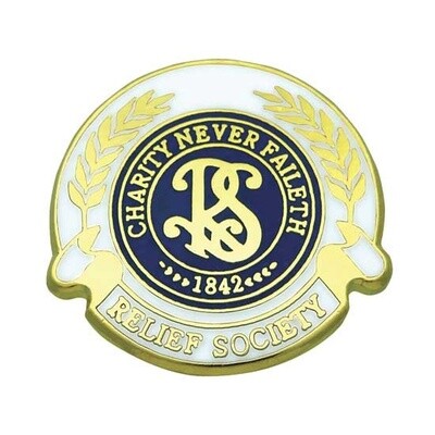 Relief Society Lapel Pin