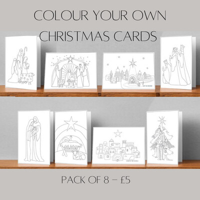 Nativity Colour In Card Pack