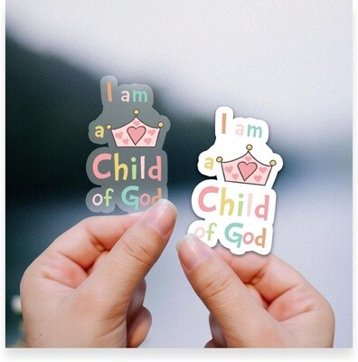 Child Of God Vinyl Sticker