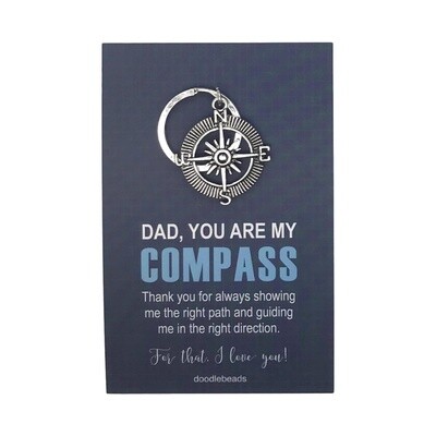 Dad you are my compass Key Ring