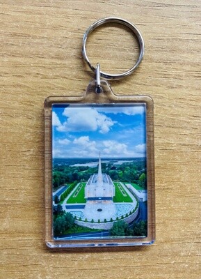 Temple Keyring - Portrait Arial