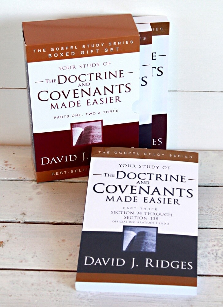 Your study of The Doctrine and Covenants Made Easier, Box set, David J Ridges