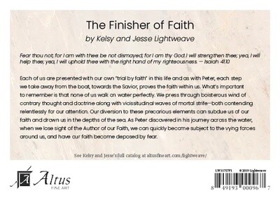 THE FINISHER OF FAITH 5X7 PRINT - LOOSE 5X7 PRINT BY KELSY AND JESSE LIGHTWEAVE