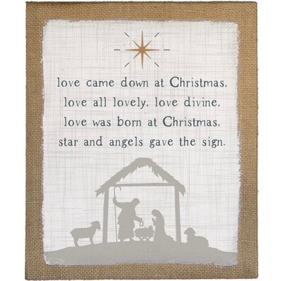 Love Came Down - Canvas Concepts 10&quot; x 12&quot;