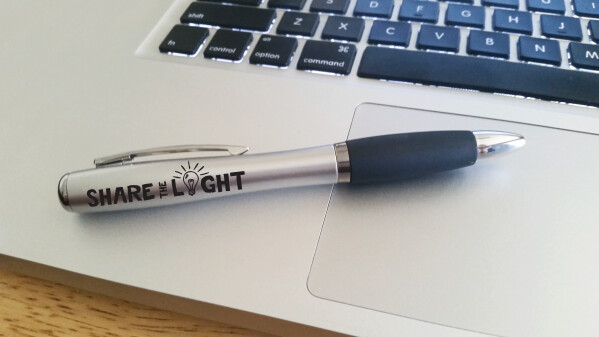 Share the Light Flashlight Pen