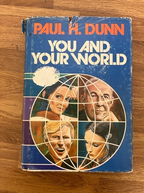 ***PRELOVED/SECOND HAND*** You and Your World. Paul H. Dunn