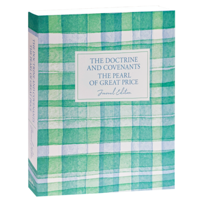 Plaid The Doctrine and Covenants and Pearl of Great Price, Journal Edition, by Deseret Book Company