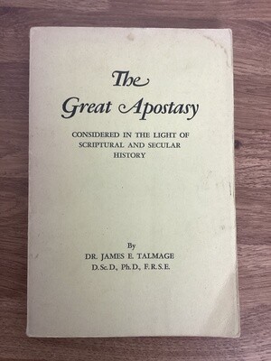 ***PRELOVED/SECOND HAND*** The great apostasy, James E. Talmage