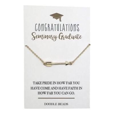 Congratulations Seminary Graduate,  Necklace