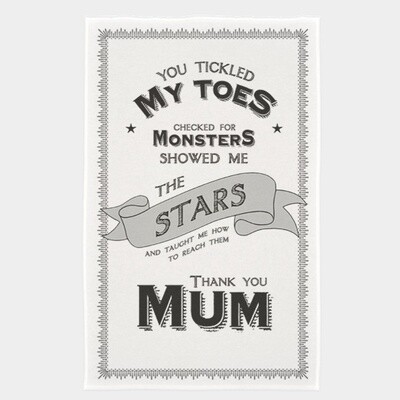 Tea Towel - Tickled My Toes