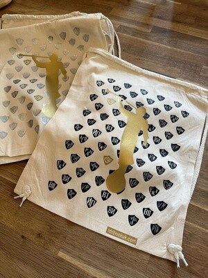 Moroni Drawstring bag Silver/Gold