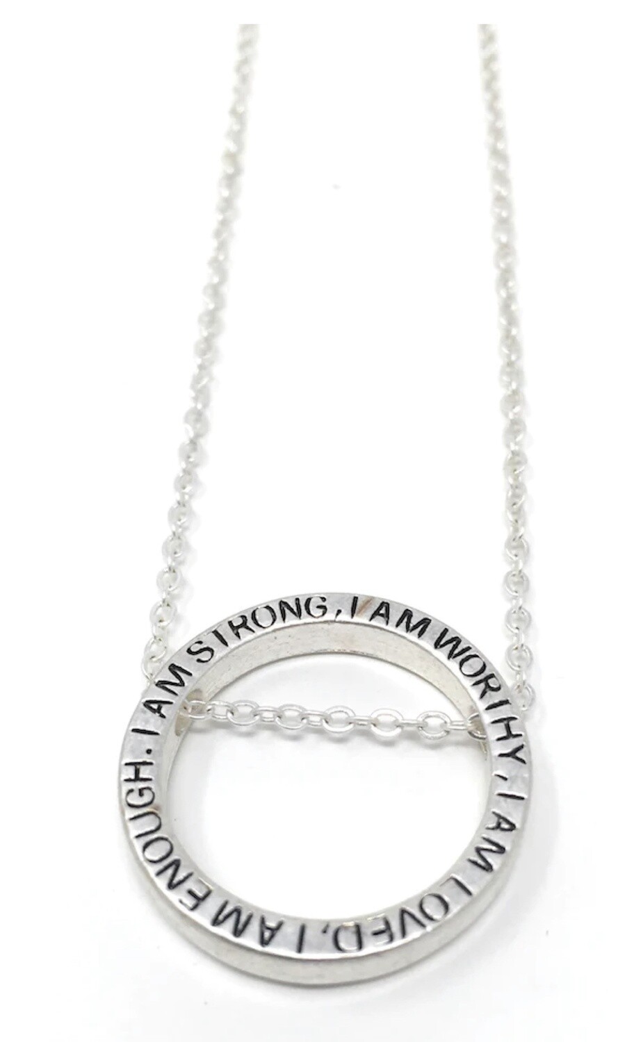 I Am Enough - Silver Necklace