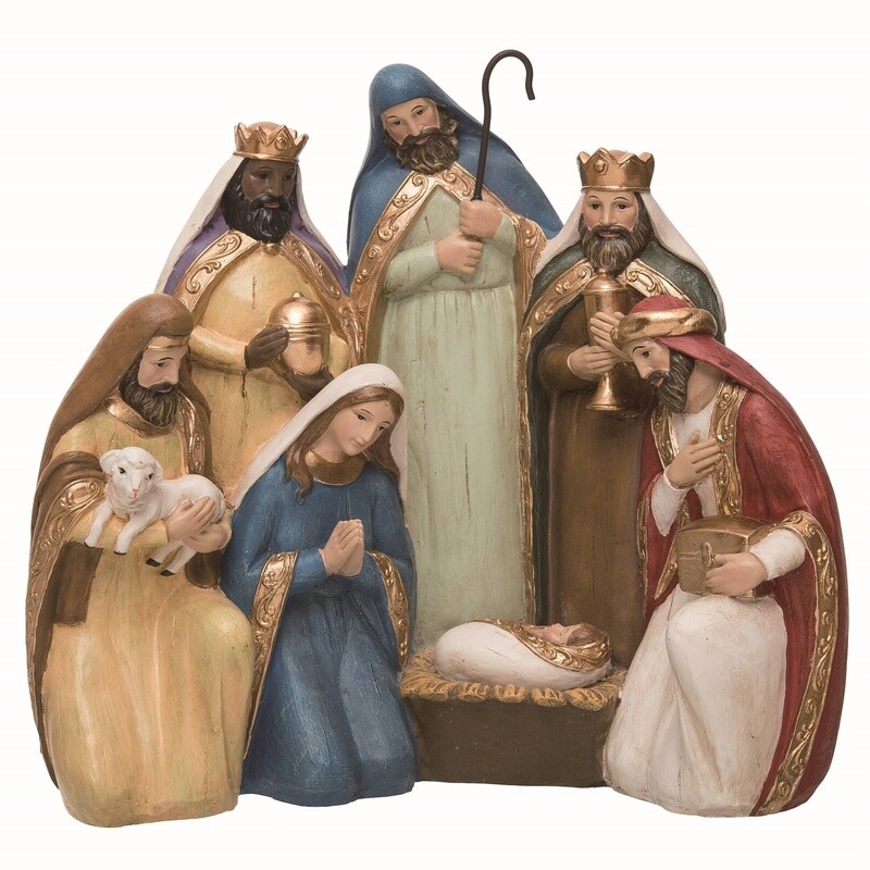 Resin Traditional Nativity Decor