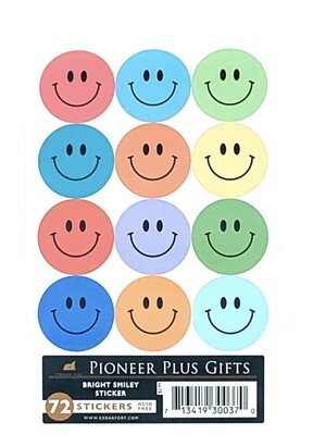 Bright Smiley Sticker-6 Pack