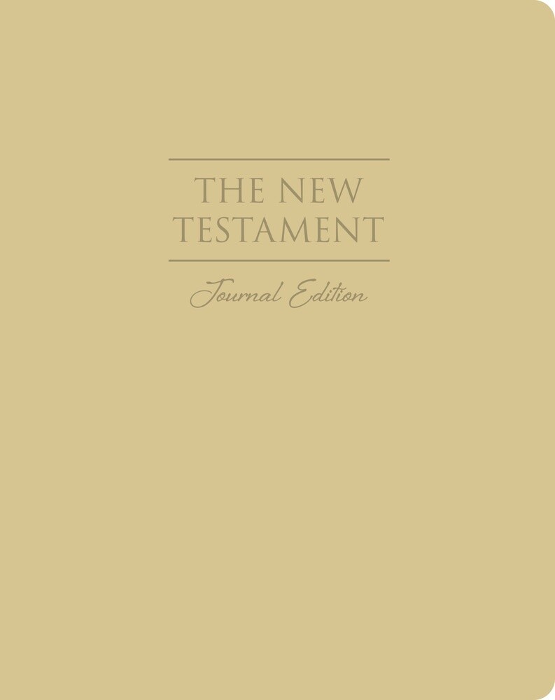 The New Testament, Journal Edition, Large Print Faux Leather (No Index)